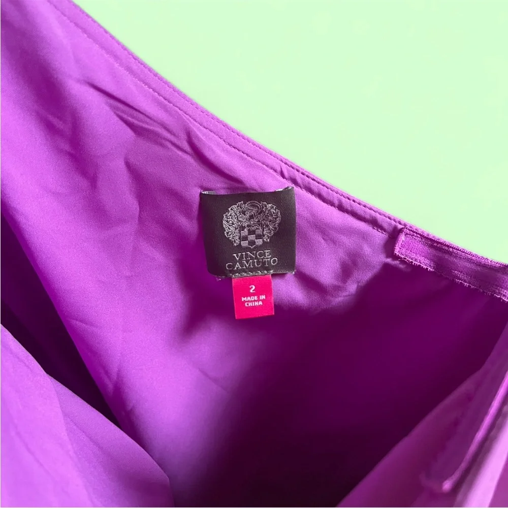 NWT Vince Camuto One Shoulder High/Low Gown - Picture 10 of 11